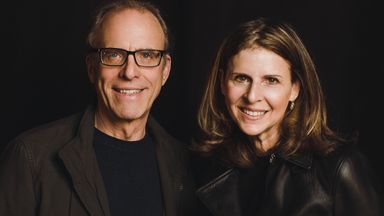 Allen V Farrow filmmakers Kirby Dick and Amy Ziering. Pic: Sky UK/HBO